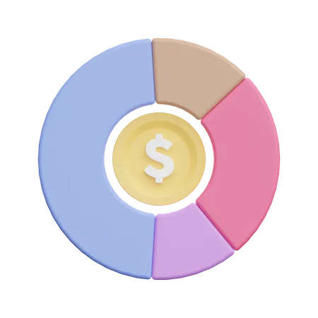 Pie Chart  3D Icon