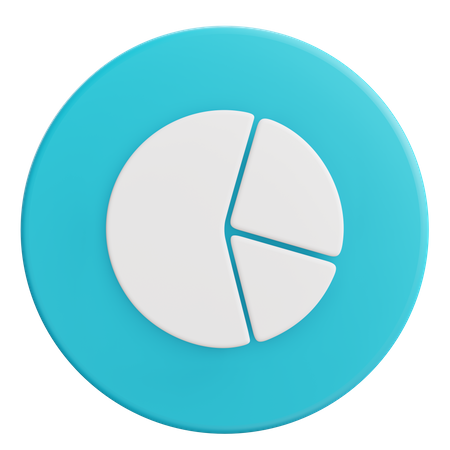 Pie Chart  3D Icon