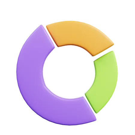 Pie Chart  3D Icon