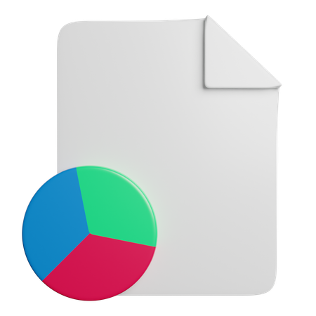 Pie Chart  3D Icon