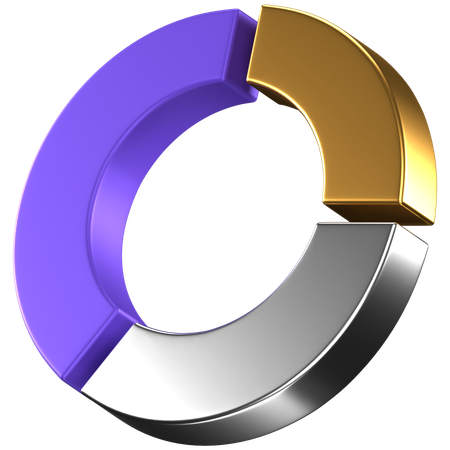 Pie Chart  3D Icon