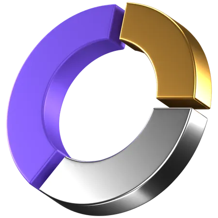 Pie Chart  3D Icon