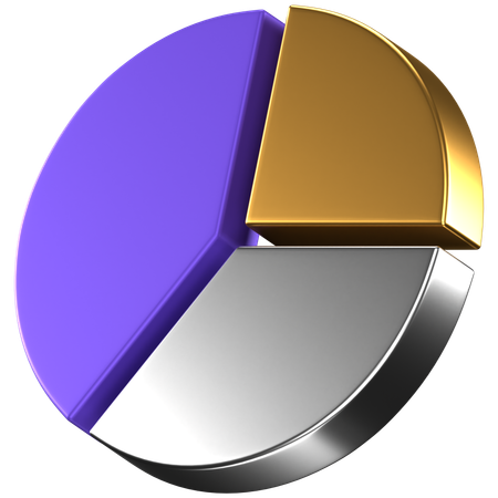 Pie Chart  3D Icon