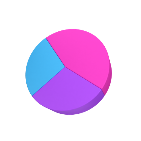 Pie Chart  3D Icon