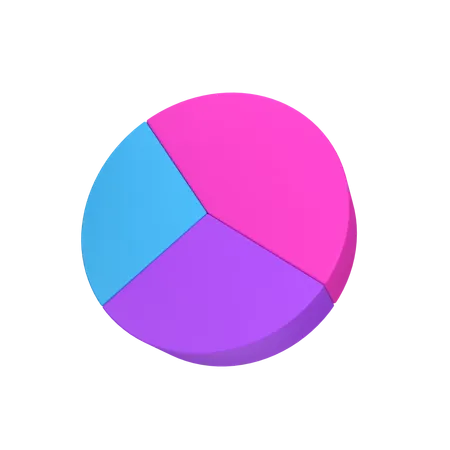 Pie Chart  3D Icon