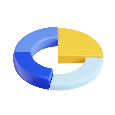 Pie Chart  3D Icon