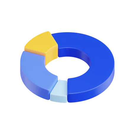 Pie Chart  3D Icon