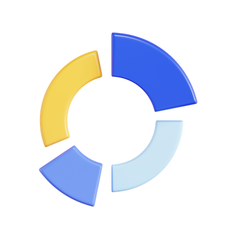 Pie Chart  3D Icon