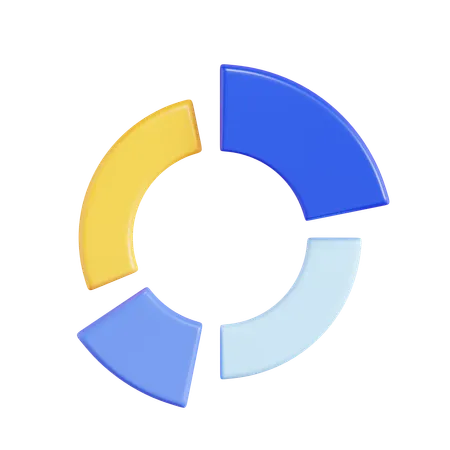 Pie Chart  3D Icon