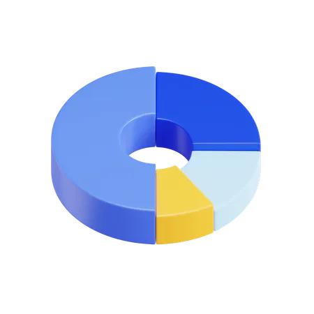 Pie Chart  3D Icon