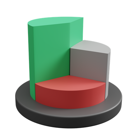 Pie Chart  3D Icon