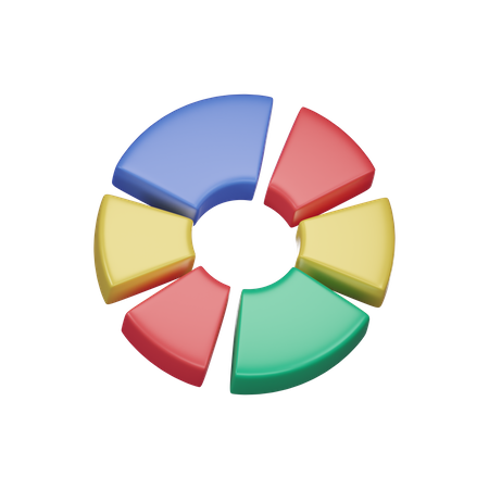 Pie Chart  3D Icon