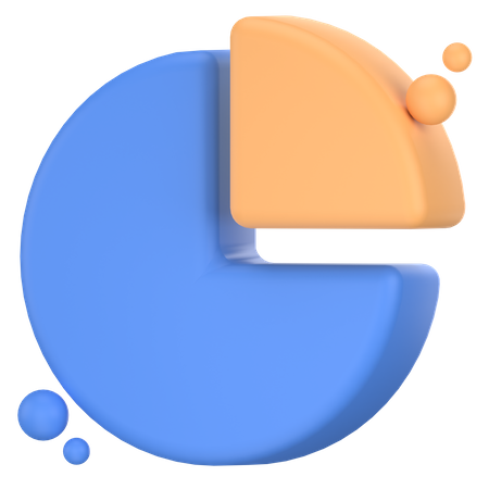 Pie chart  3D Icon