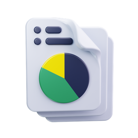 Pie chart  3D Icon