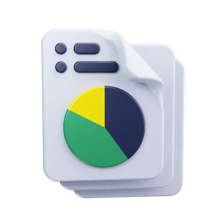 Pie chart  3D Icon