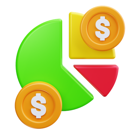 Pie Chart  3D Icon