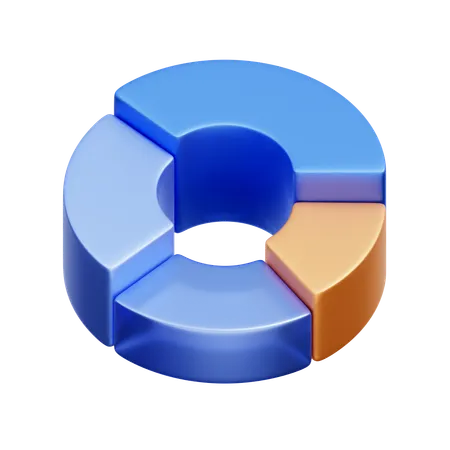 Pie Chart  3D Icon