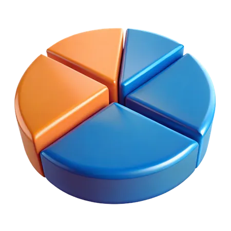 Pie Chart  3D Icon
