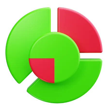 Pie Chart  3D Icon