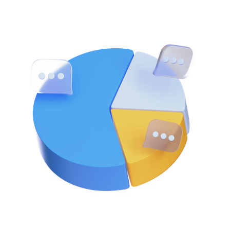 Pie Chart  3D Icon