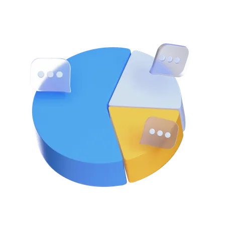 Pie Chart  3D Icon