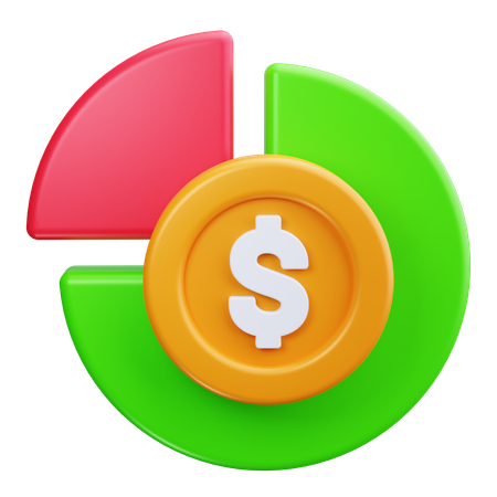 Pie Chart  3D Icon