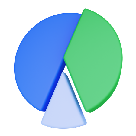 Pie Chart  3D Icon