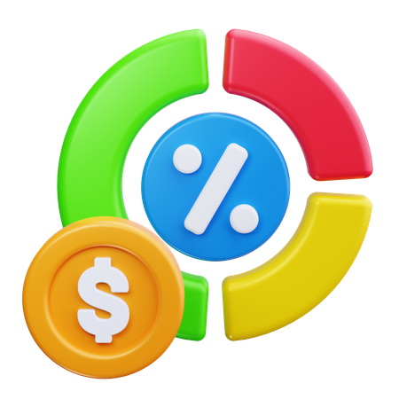 Pie Chart  3D Icon