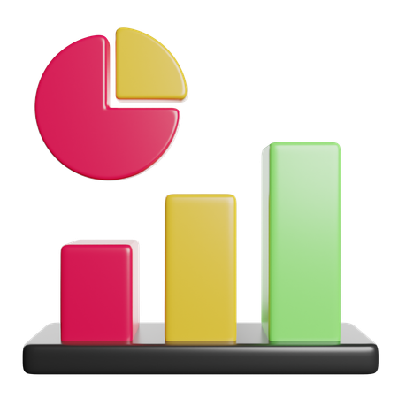 Pie Chart  3D Icon