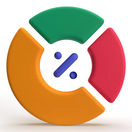 Pie Chart  3D Icon