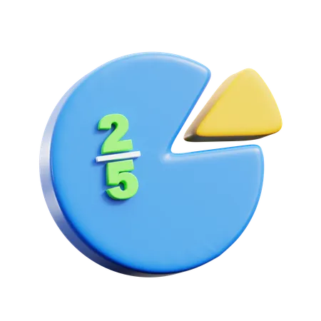 Pie Chart  3D Icon