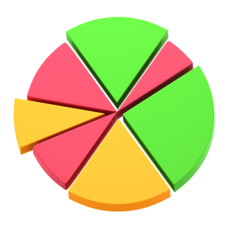 Pie Chart  3D Icon