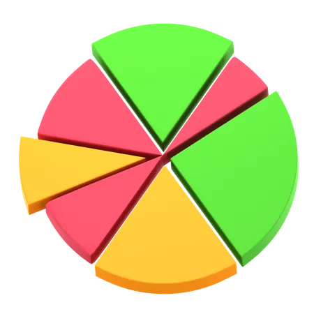 Pie Chart  3D Icon