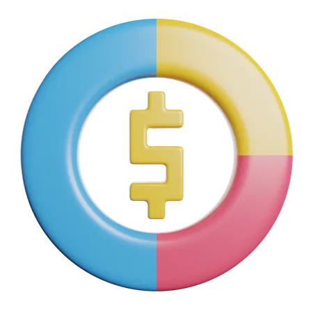 Pie Chart  3D Icon