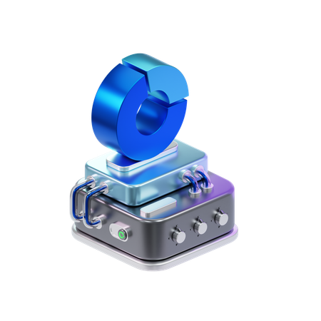 Pie Chart  3D Icon