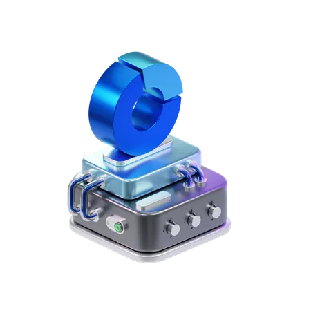 Pie Chart  3D Icon