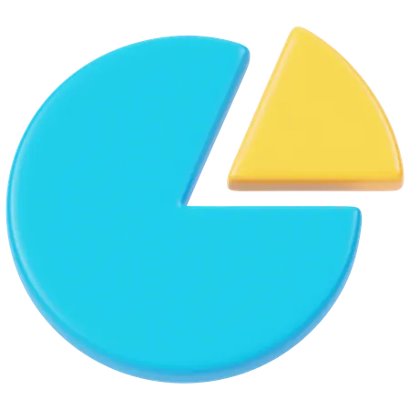 Pie Chart  3D Icon