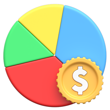 Pie Chart  3D Icon