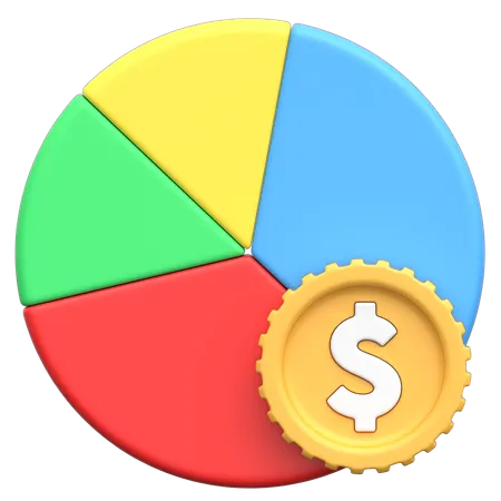 Pie Chart  3D Icon