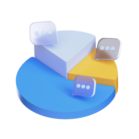 Pie Chart  3D Icon