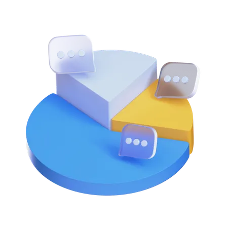 Pie Chart  3D Icon