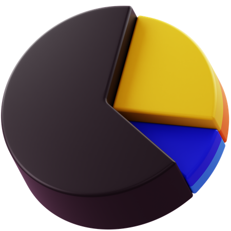 Pie Chart  3D Icon