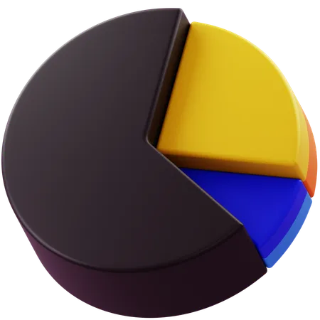 Pie Chart  3D Icon