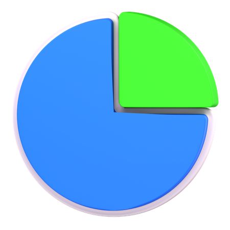 Pie chart  3D Icon