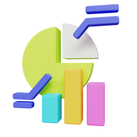 Pie Chart  3D Icon