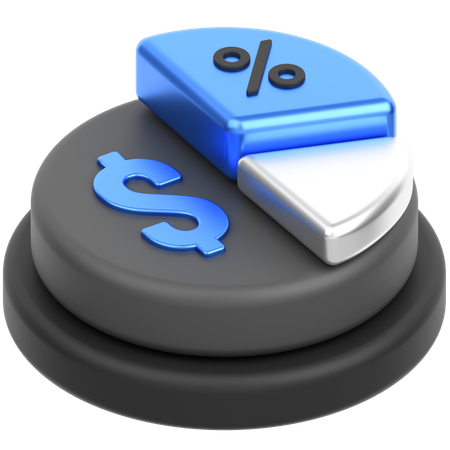 Pie Chart  3D Icon