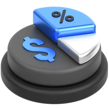 Pie Chart  3D Icon