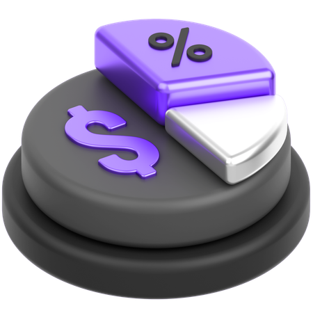 Pie Chart  3D Icon