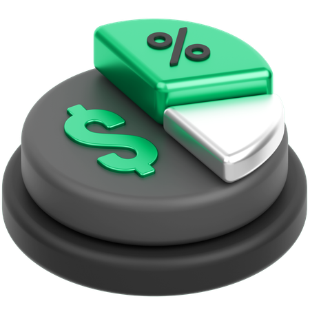 Pie Chart  3D Icon