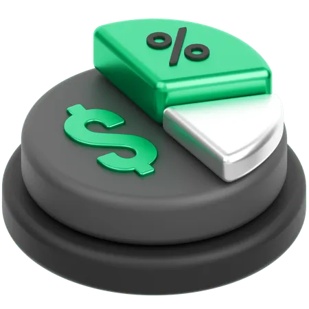 Pie Chart  3D Icon